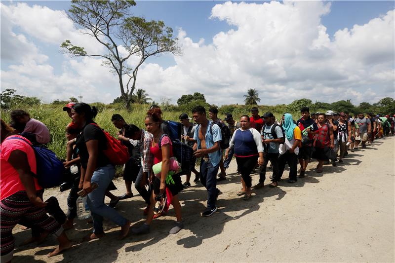 MEXICO GUATEMALA USA HONDURAS CARAVAN