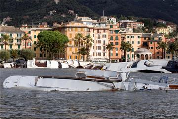 ITALY WEATHER BOATS SUNK