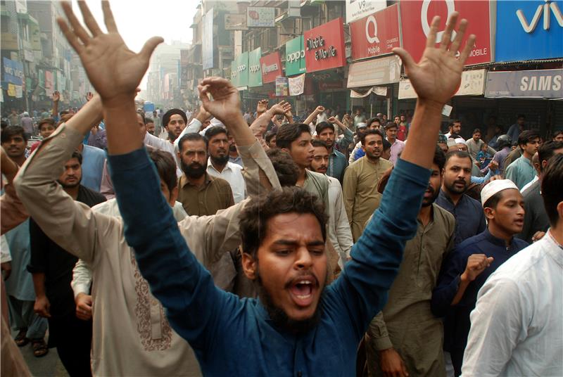 PAKISTAN BLASPHEMY PROTEST