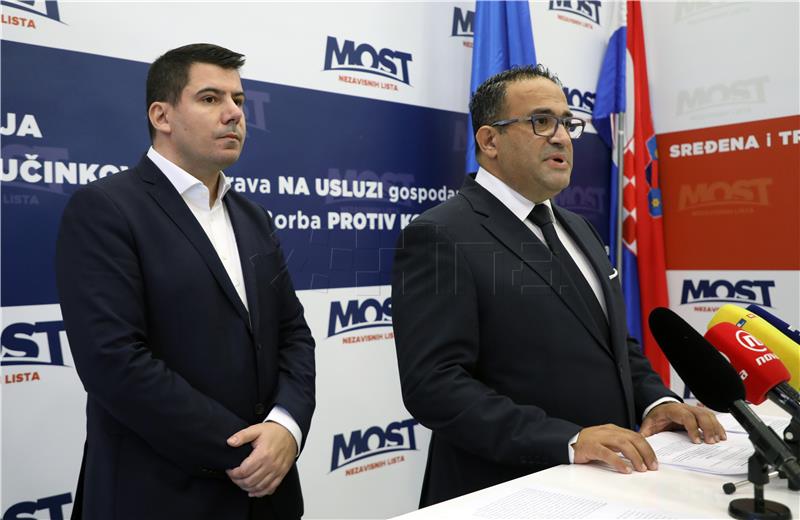 Konferencija za novinare Mosta Nezavisnih lista