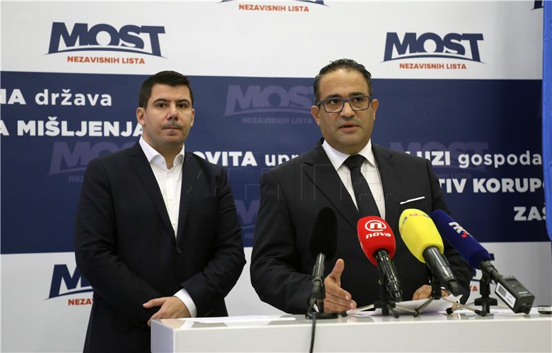 Konferencija za novinare Mosta Nezavisnih lista