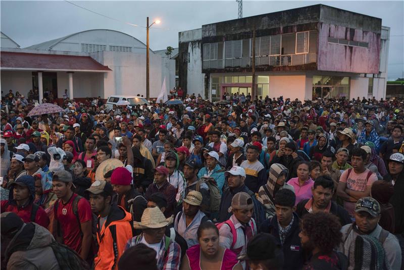 MEXICO USA HONDURAS MIGRANT CARAVAN