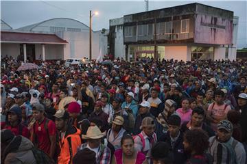 MEXICO USA HONDURAS MIGRANT CARAVAN