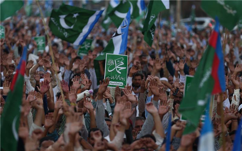 PAKISTAN BLASPHEMY PROTEST