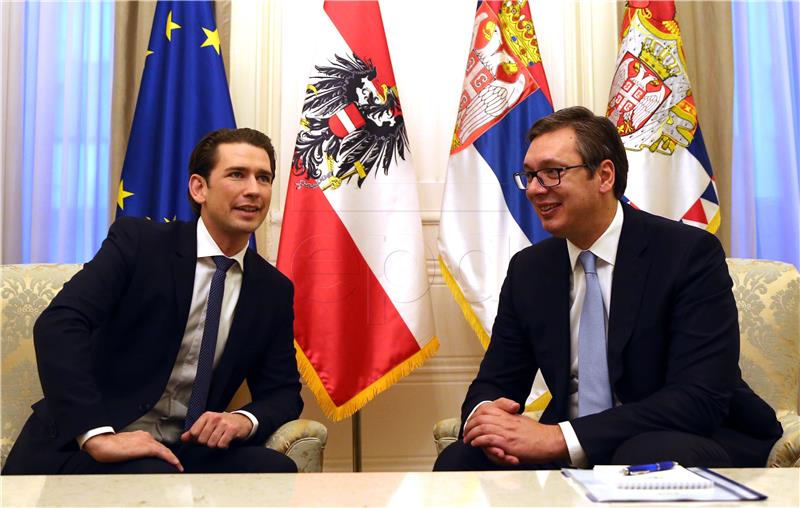 Kurz tells Belgrade to count on Austria once it reaches agreement with Pristina