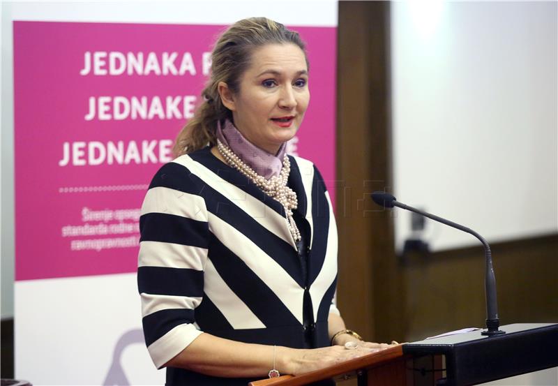 Višnja Ljubičić predstavila je novi EU projekt 'Jednaka prava - jednake plaće - jednake mirovine'