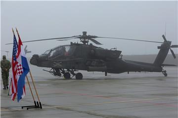 US attack helicopters land at Pleso airbase