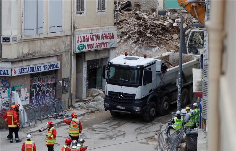 FRANCE MARSEILLE BUILDINGS COLLAPSED