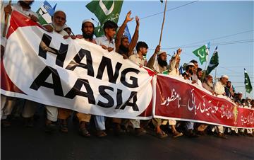 PAKISTAN BLASPHEMY PROTEST