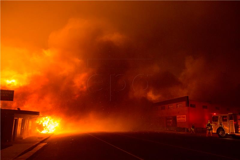 USA NORTHERN CALIFORNIA WILDFIRE