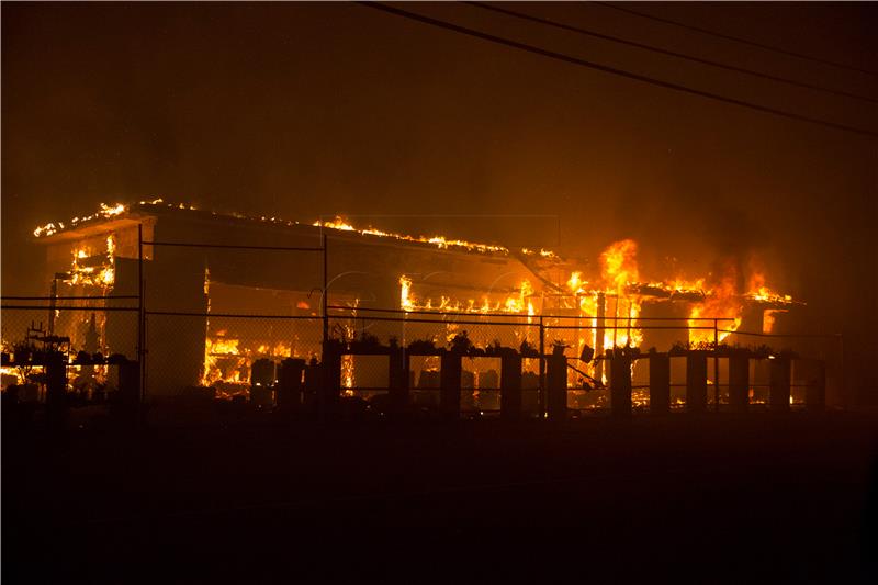 USA NORTHERN CALIFORNIA WILDFIRE