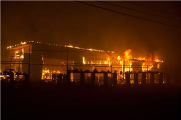 USA NORTHERN CALIFORNIA WILDFIRE