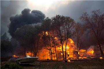 USA NORTHERN CALIFORNIA WILDFIRE