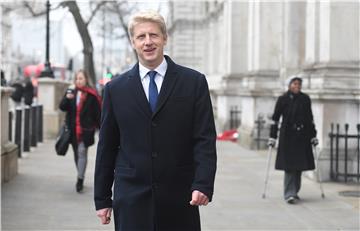 (FILE) BRITAIN GOVERNMENT JO JOHNSON RESIGNS