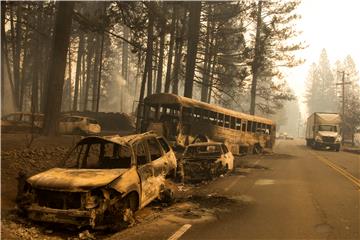 USA NORTHERN CALIFORNIA WILDFIRE