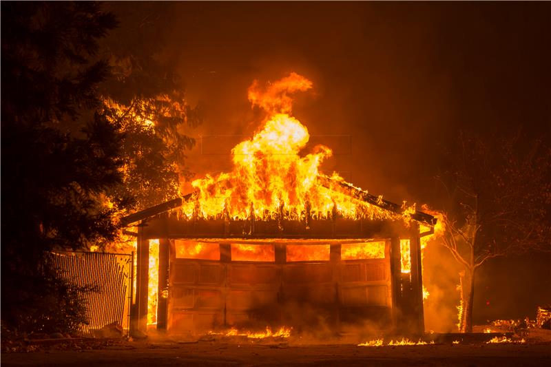 USA NORTHERN CALIFORNIA WILDFIRE