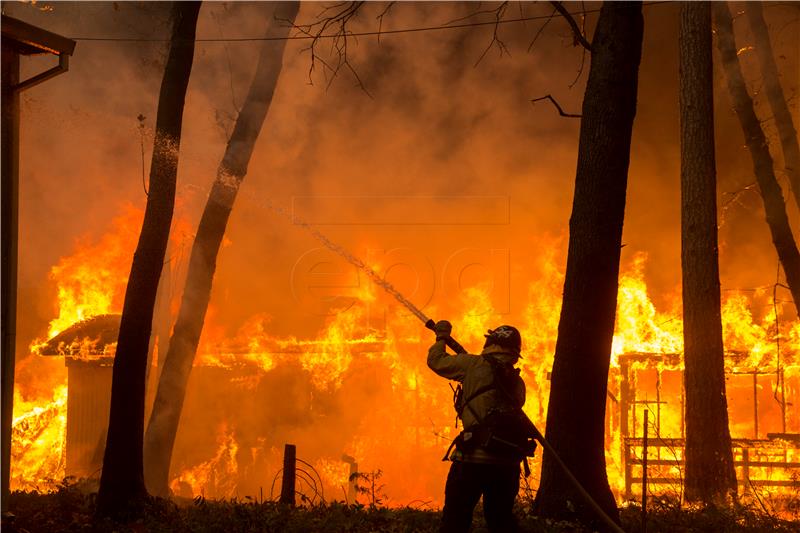 USA NORTHERN CALIFORNIA WILDFIRE