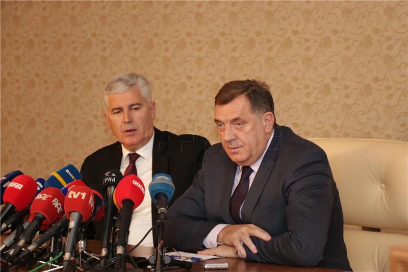 BiH: Čović i Dodik potvrdili nastavak suradnje i spremnost na postizborno koaliranje