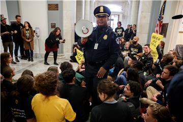 USA CONGRESS CLIMATE PROTEST