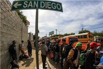 MEXICO CENTRAL AMERICAN MIGRANT CARAVAN