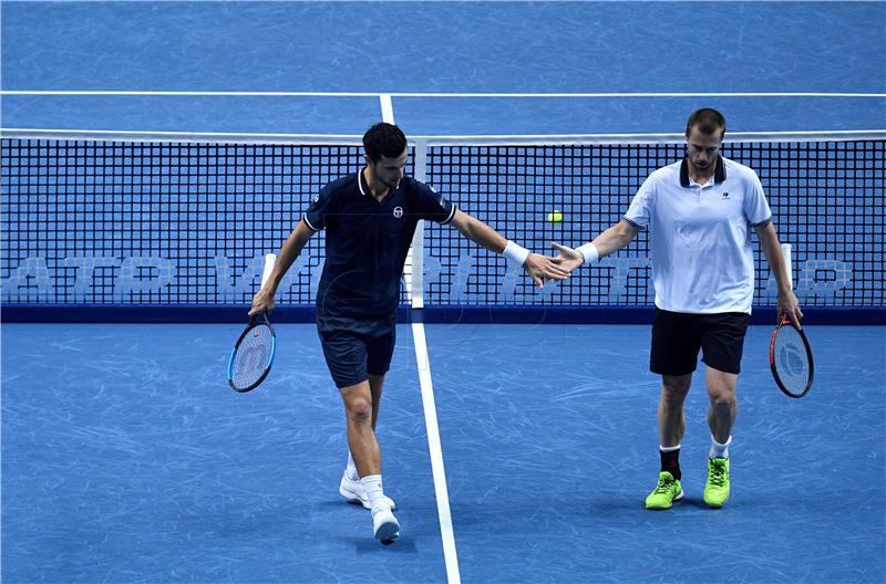 BRITAIN TENNIS ATP WORLD TOUR FINALS