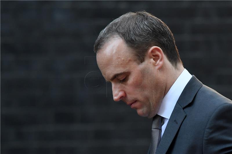 (FILE) BRITAIN GOVERNMENT BREXIT RAAB