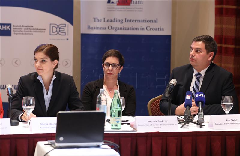 Foreign commerce chambers call on Croatia to improve business climate