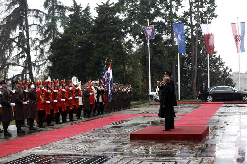 Grabar-Kitarović primila Tamima bin Hamada Al Thanija