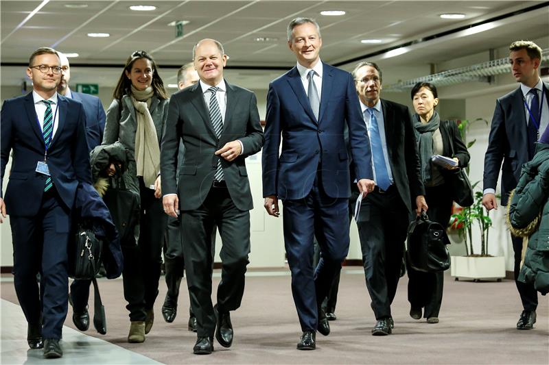 BELGIUM EU EUROGROUP FINANCE MINISTERS