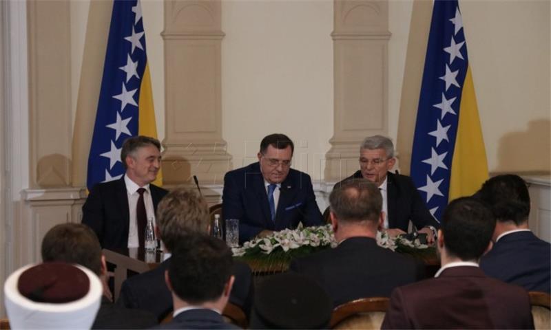 BiH's new Presidency inaugurated, Dodik appointed first chairman