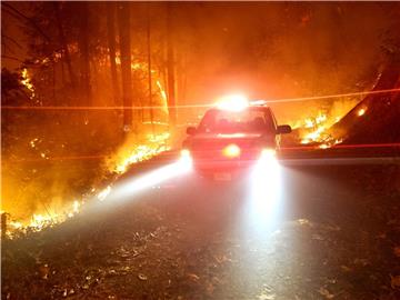 USA NORTHERN CALIFORNIA WILDFIRE