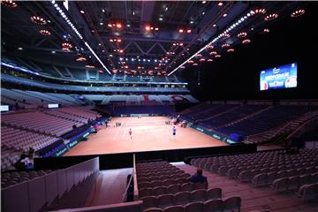 Trening Hrvatske Davis Cup reprezentacije u Lillu