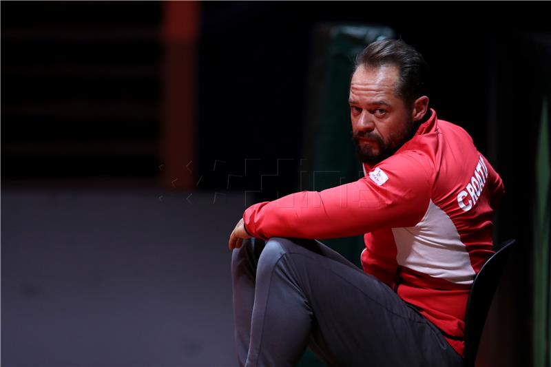 Trening Hrvatske Davis Cup reprezentacije u Lillu