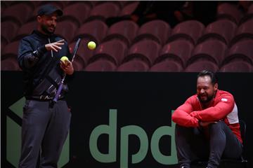 Trening Hrvatske Davis Cup reprezentacije u Lillu