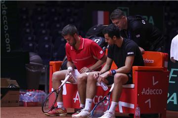 Trening Hrvatske Davis Cup reprezentacije u Lillu