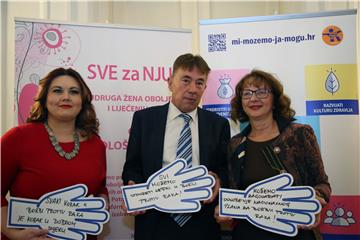 Konferencija za novinare udruge "Sve za nju"