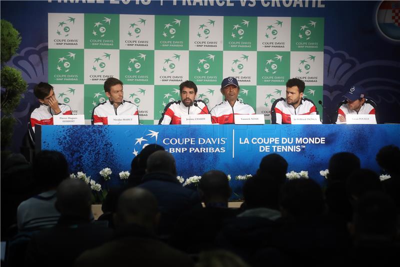 Konferencija za medije francuske Davis Cup reprezentacije