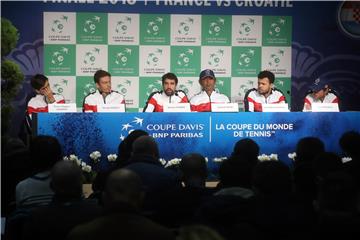 Konferencija za medije francuske Davis Cup reprezentacije