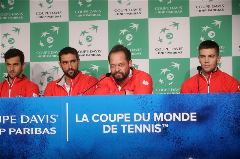 Konferencija za medije Hrvatske Davis Cup reprezentacije