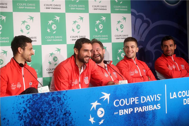 Konferencija za medije Hrvatske Davis Cup reprezentacije