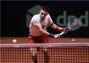 Trening hrvatske Davis Cup reprezentacije