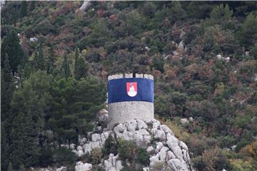 Zastava na kuli Avala povodom 328. obljetnice oslobođenja Vrgorca