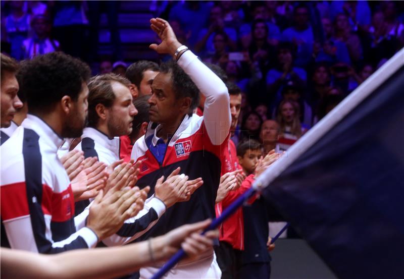 Davis Cup finale: Francuska protiv Hrvatske, Pouille - Čilić