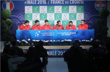 Konferencija Hrvatske Davis Cup reprezentacije nakon osvajanja naslova