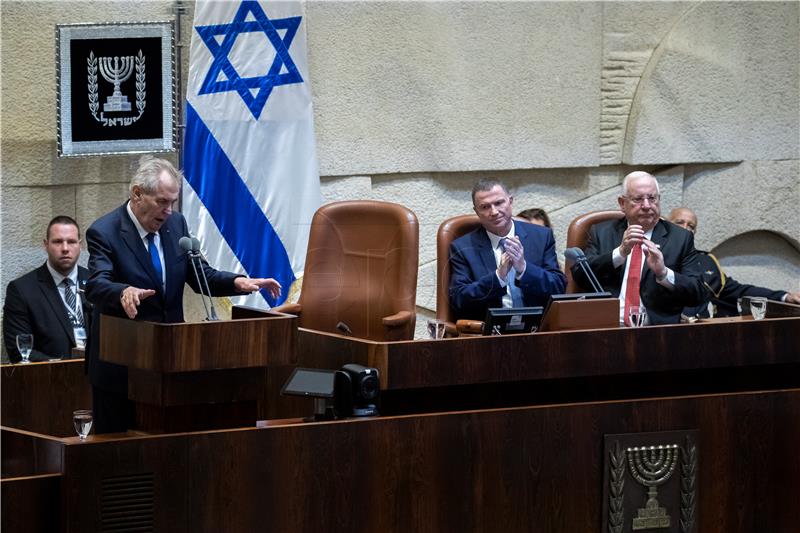 Netanyahu i Zeman se nadaju da će češko veleposlanstvo uskoro biti u Jeruzalemu