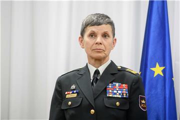 SLOVENIA DEFENCE FEMALE ARMED FORCES CHIEF