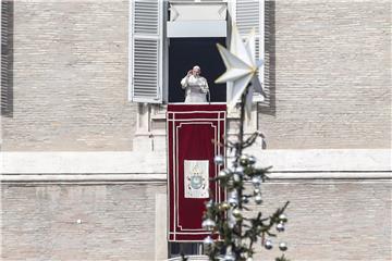 VATICAN POPE FRANCIS ANGELUS PRAYER