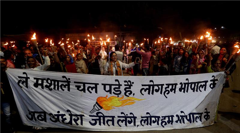 INDIA BHOPAL GAS TRAGEDY ANNIVERSARY