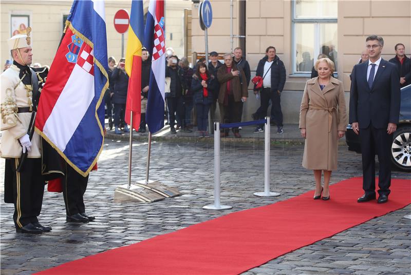 Plenković primio Vasilicu-Vioricu Dancilu