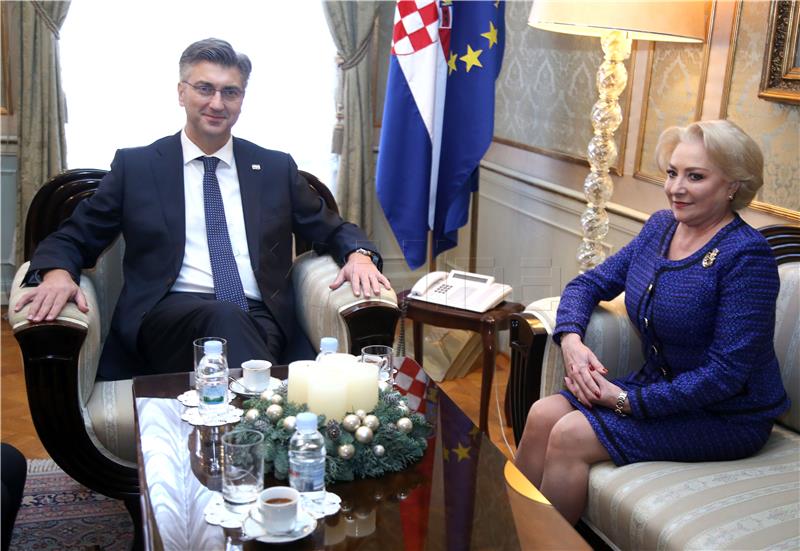 Plenković i Dancila najavili jačanje suradnje